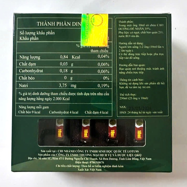 CAO ỐNG MỘC DƯƠNG PREMIUM