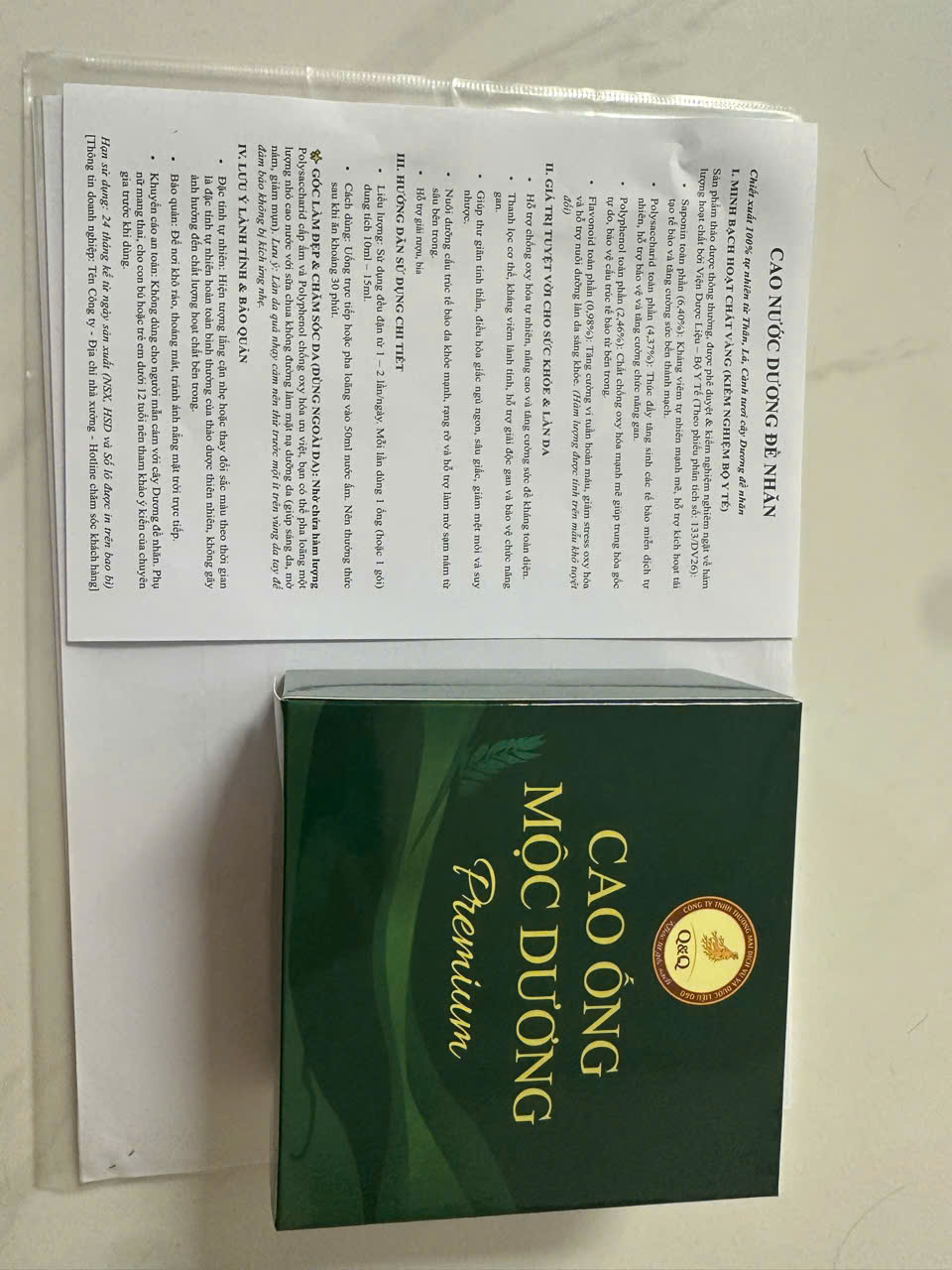 CAO ỐNG MỘC DƯƠNG PREMIUM