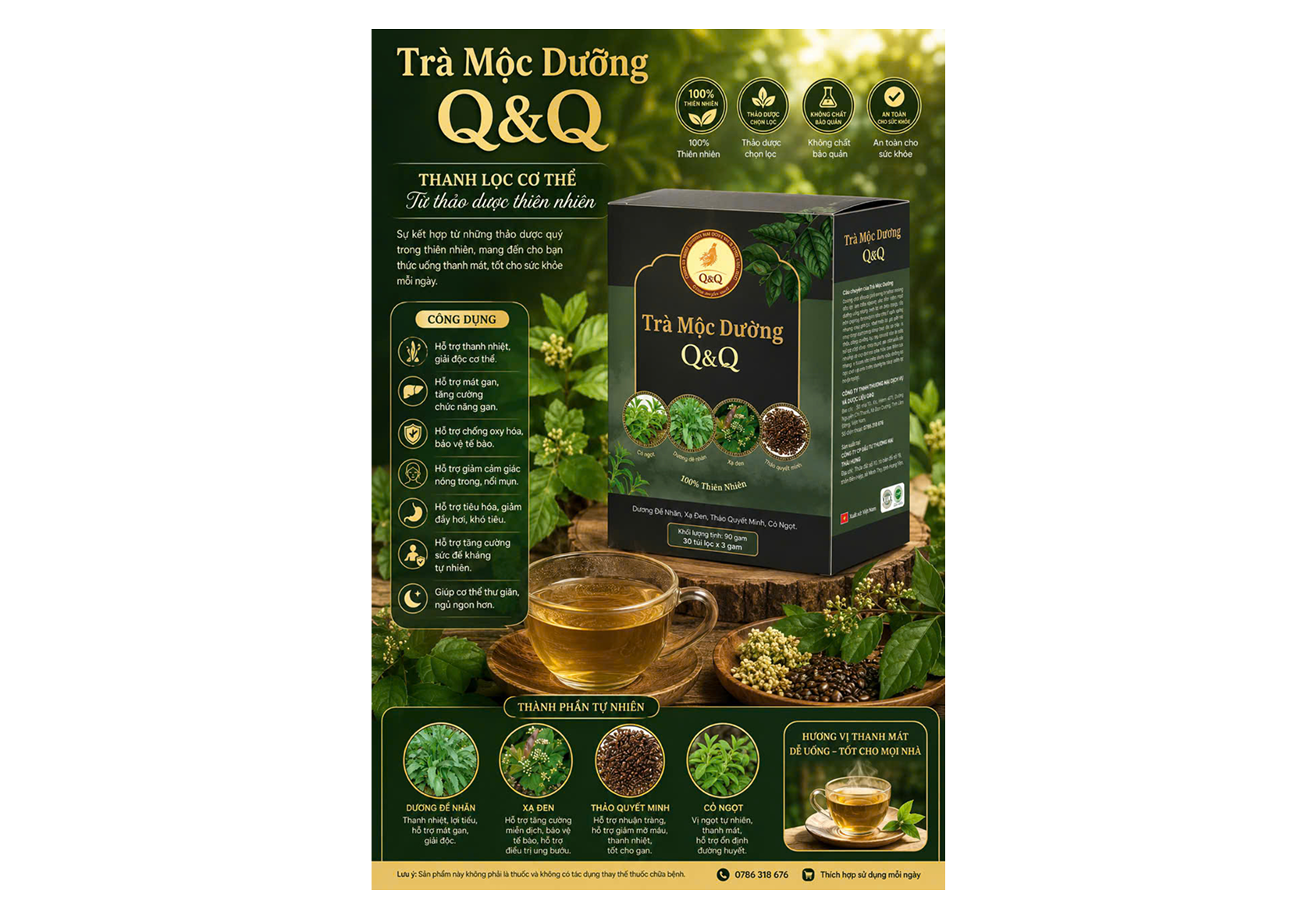 TRÀ MỘC DƯỠNG Q&Q